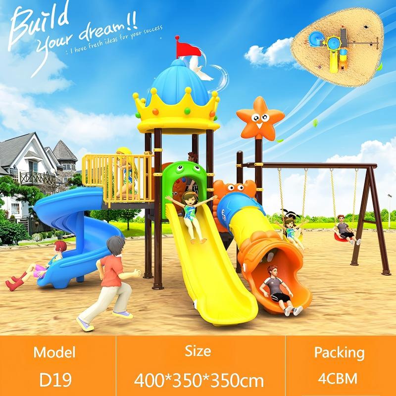 Hot Selling Kids Garden Slides - Kids Outdoor Slide Set recension och pris