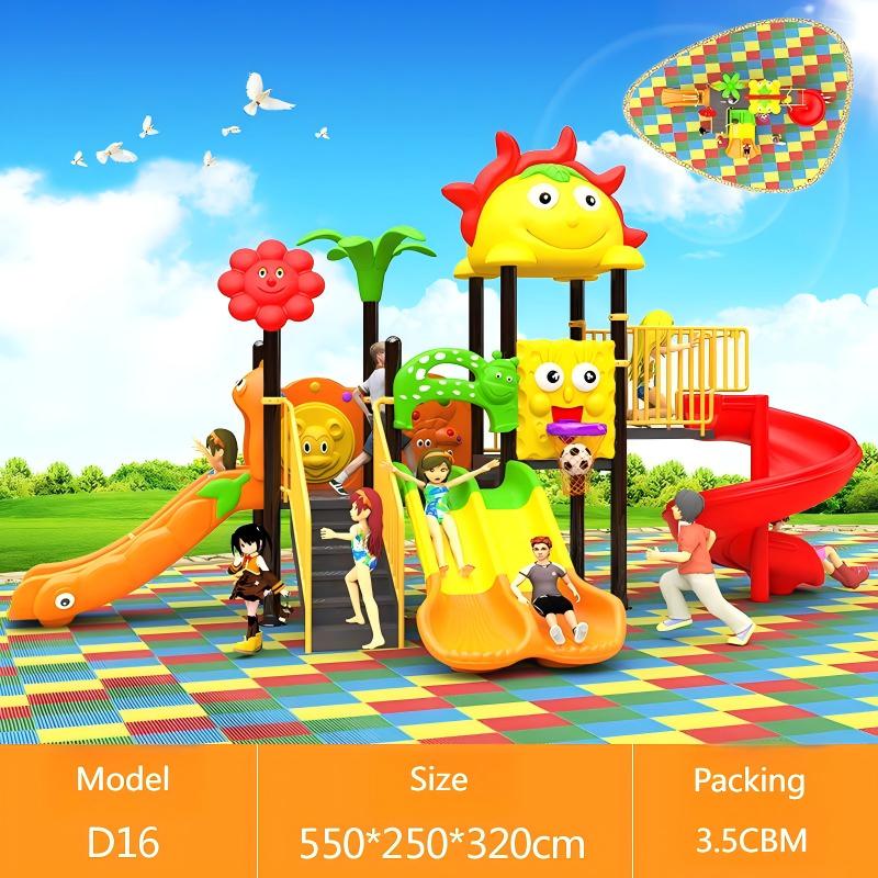 Hot Selling Kids Garden Slides - Kids Outdoor Slide Set recension och pris
