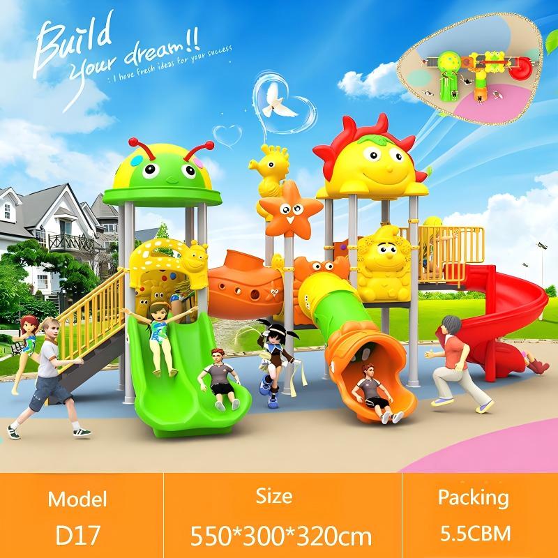 Hot Selling Kids Garden Slides - Kids Outdoor Slide Set recension och pris