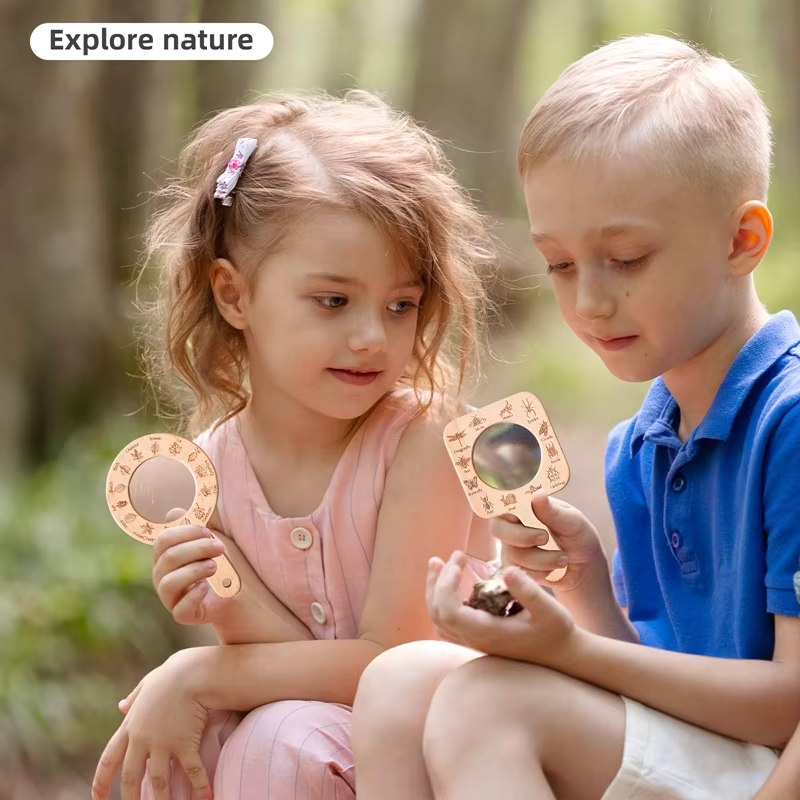 Wooden Magnifying Glass for Ki - Kids Outdoor Gifts recension och pris