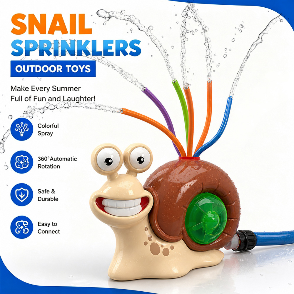 Water Spray Outdoor Toy Snail  - Kids Outdoor Yard Toys recension och pris