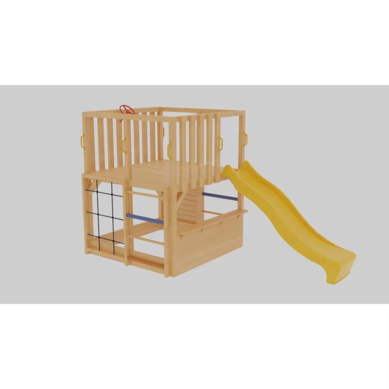 Kids Wooden Outdoor Cubby Hous - Kids Outdoor Climbing Wall recension och pris